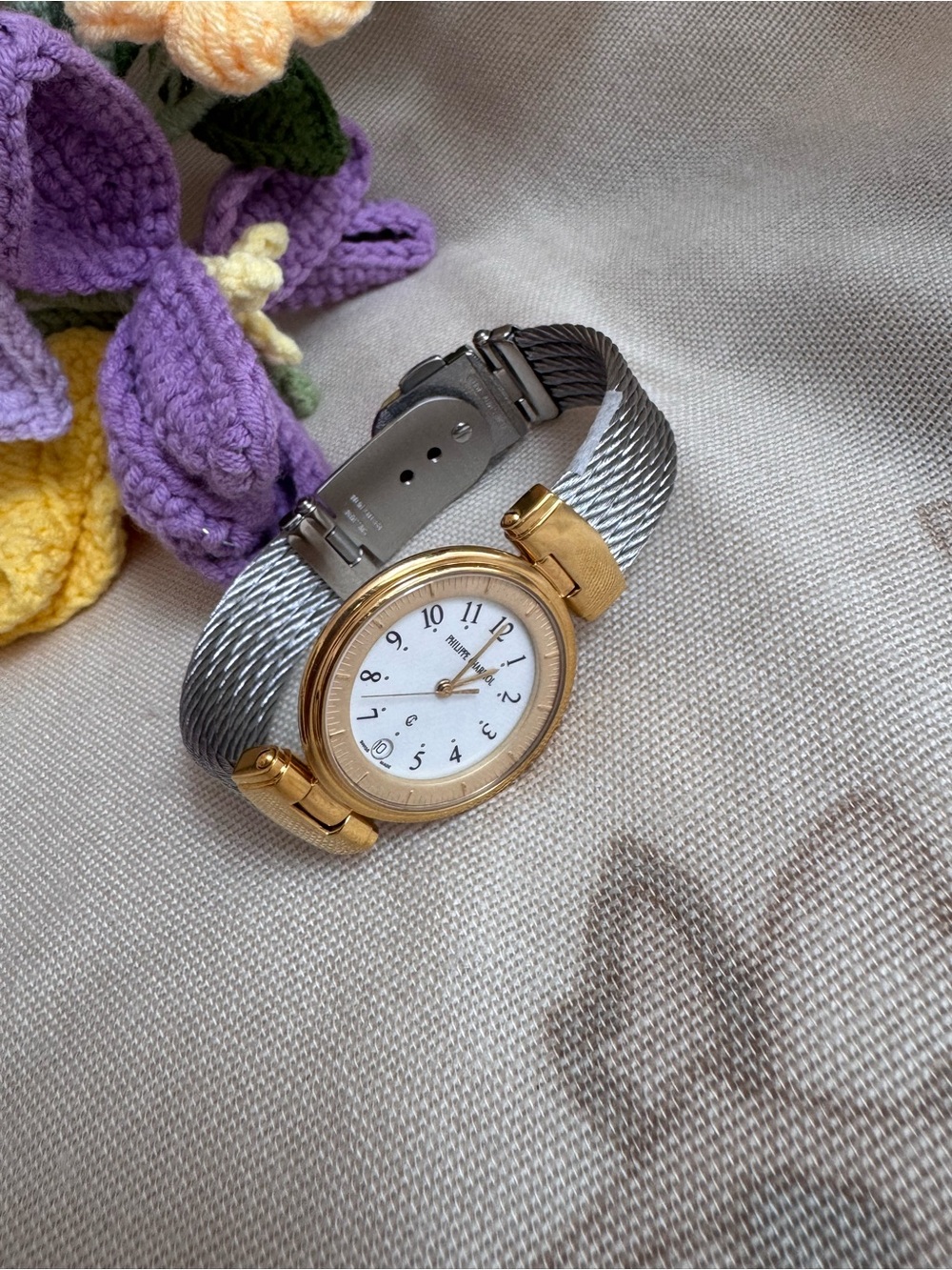 Charriol Two-Tone Women's Cable Bracelet Watch - Gold & Silver